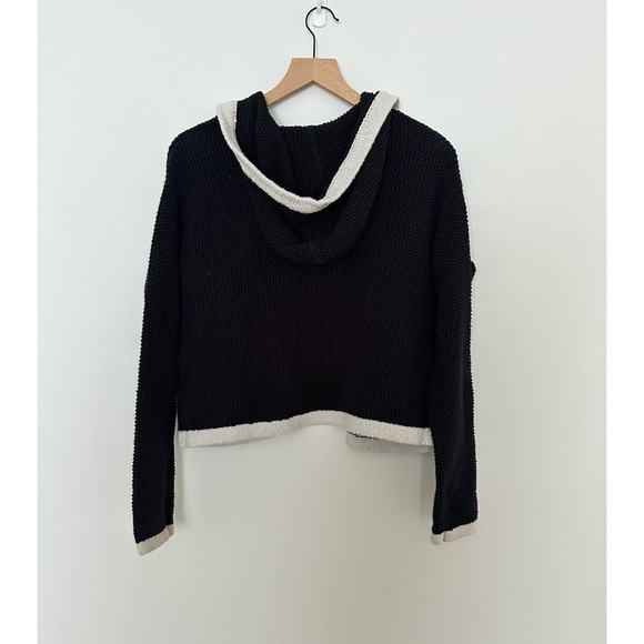 Anthropologie Maeve Two Toned Cardigan with Hood - Picture 6 of 10